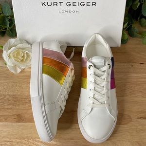 Kurt Geiger London Lane Rainbow Sneaker, Size 9